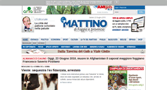 Desktop Screenshot of ilmattinodifoggia.it